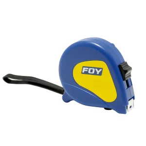 Flexómetro 8m x 1" azul Foy