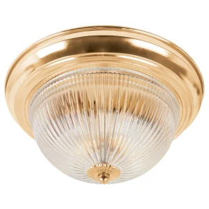 Luminario decorativo latonado, 2X, E26 Volteck 46626 Volteck 46626