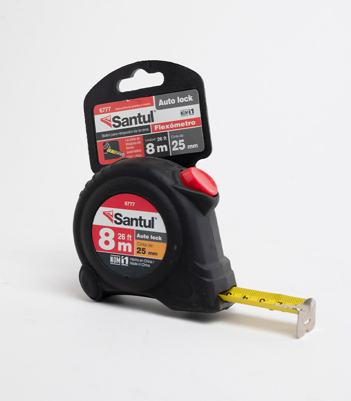 Flexómetro 8 Metros Autolock 25 mm Santul
