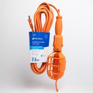 Lámpara de Taller con Canastilla plástica 7.5 M VOLTECK